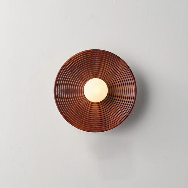 Round Wood Lamp